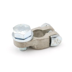 Accupoolklem, met bout M12, pos = +