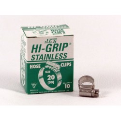 Hi-Grip Slangklem, roestvast staal, 13 x 20 mm, doos 10 stuks 