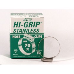 Hi-Grip Slangklem, roestvast staal, 50 x 70 mm, doos 10 stuks 